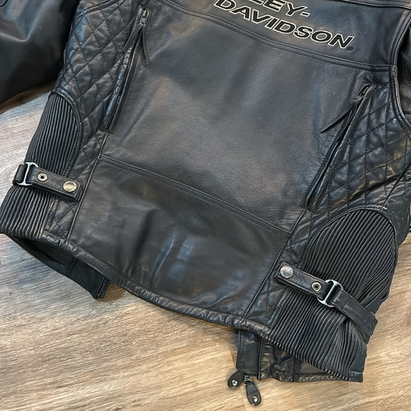 HARLEY-DAVIDSON Men Competition ll Touring Leather Jacket - Picture 7 of 16